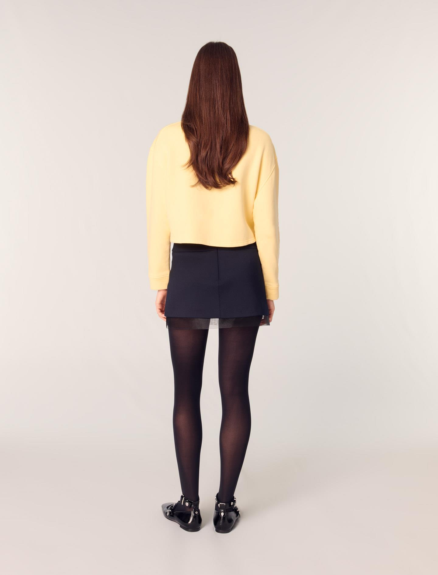 MajeTaşlı Yakalı Sweatshirt