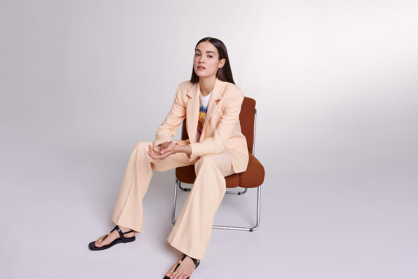 MajeTek Düğme Kapama Blazer