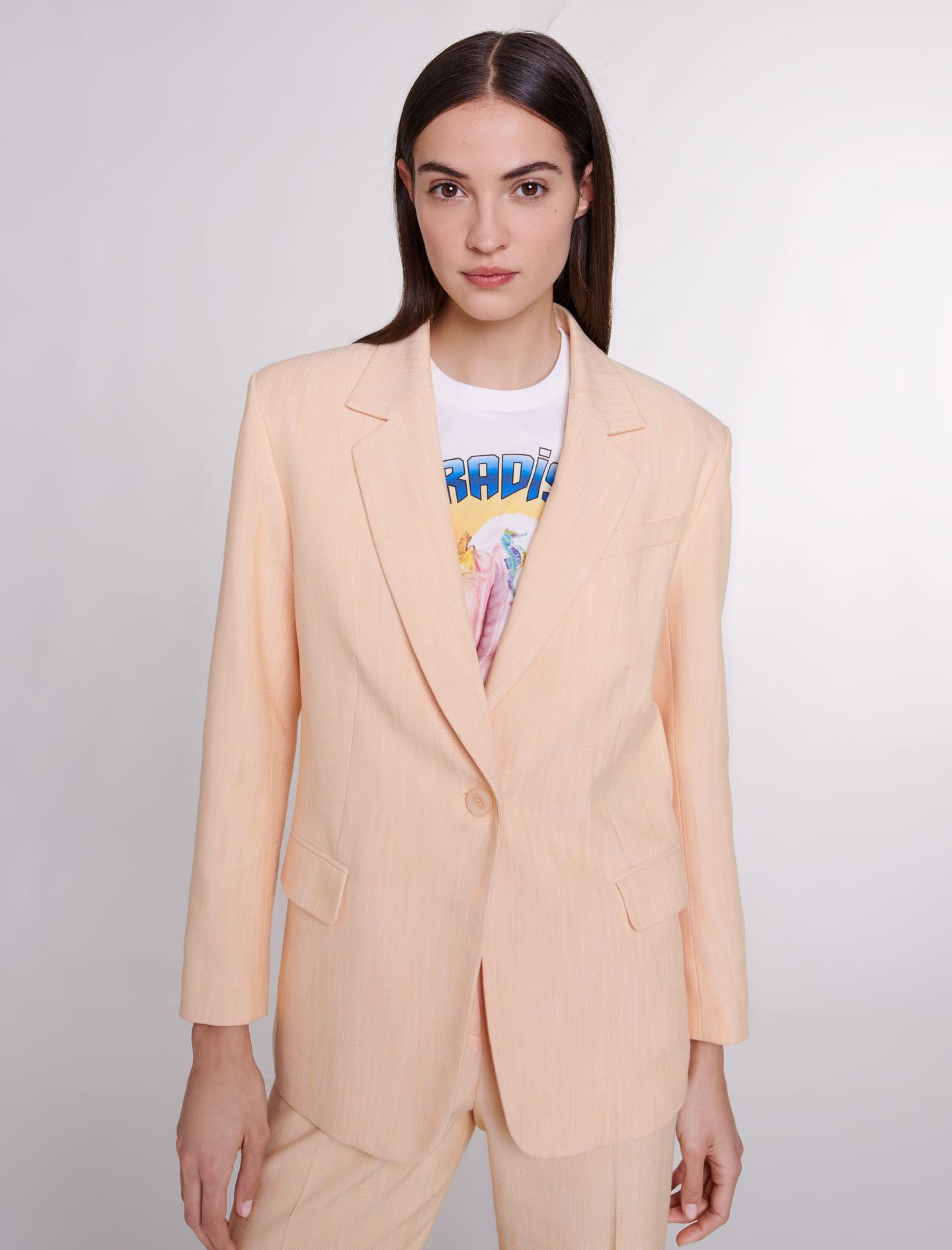 MajeTek Düğme Kapama Blazer
