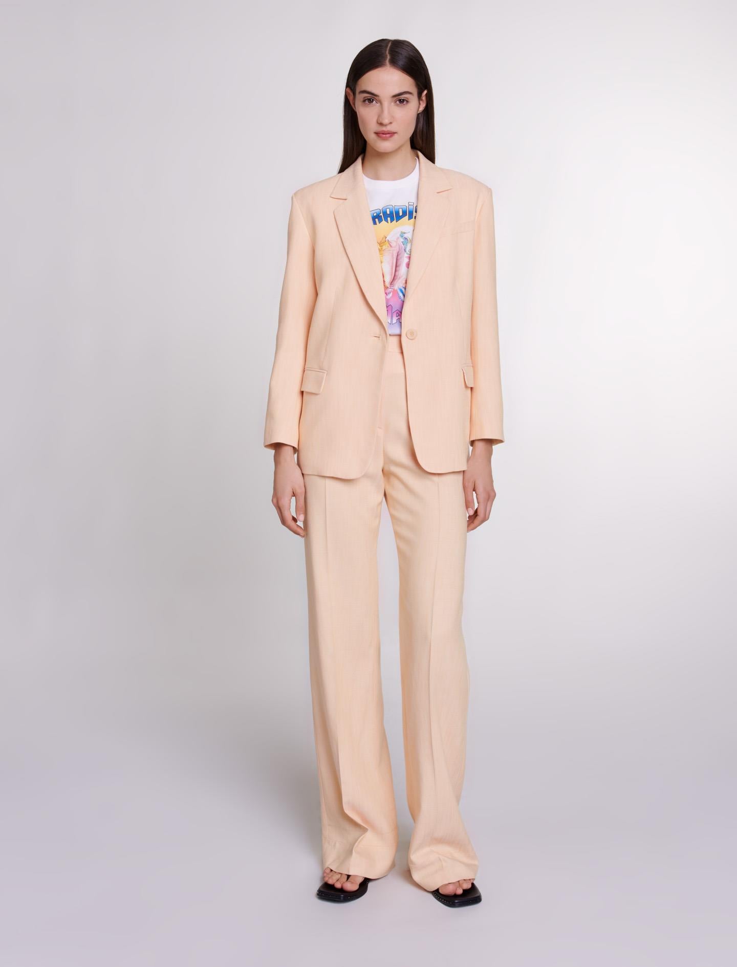MajeTek Düğme Kapama Blazer