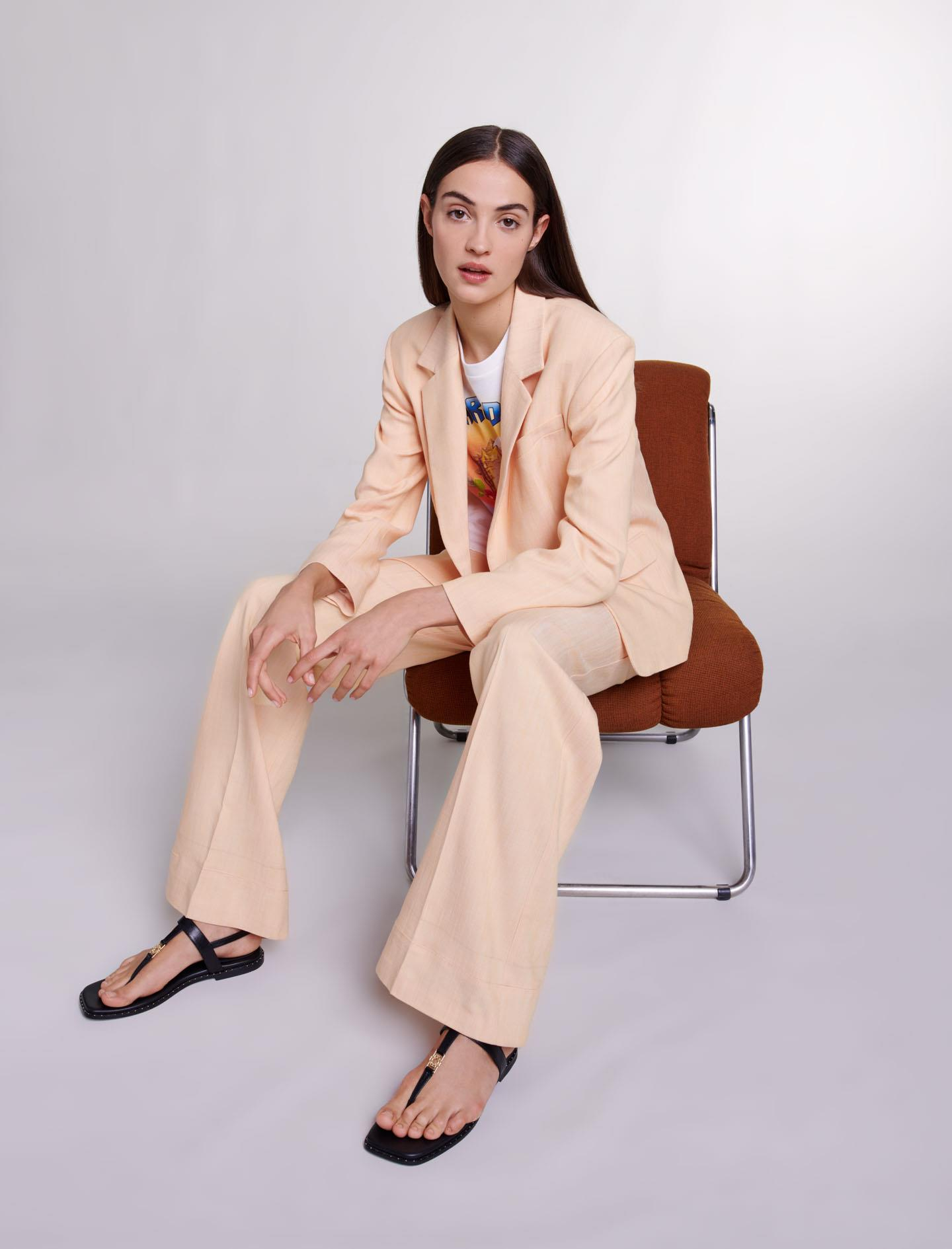 MajeTek Düğme Kapama Blazer