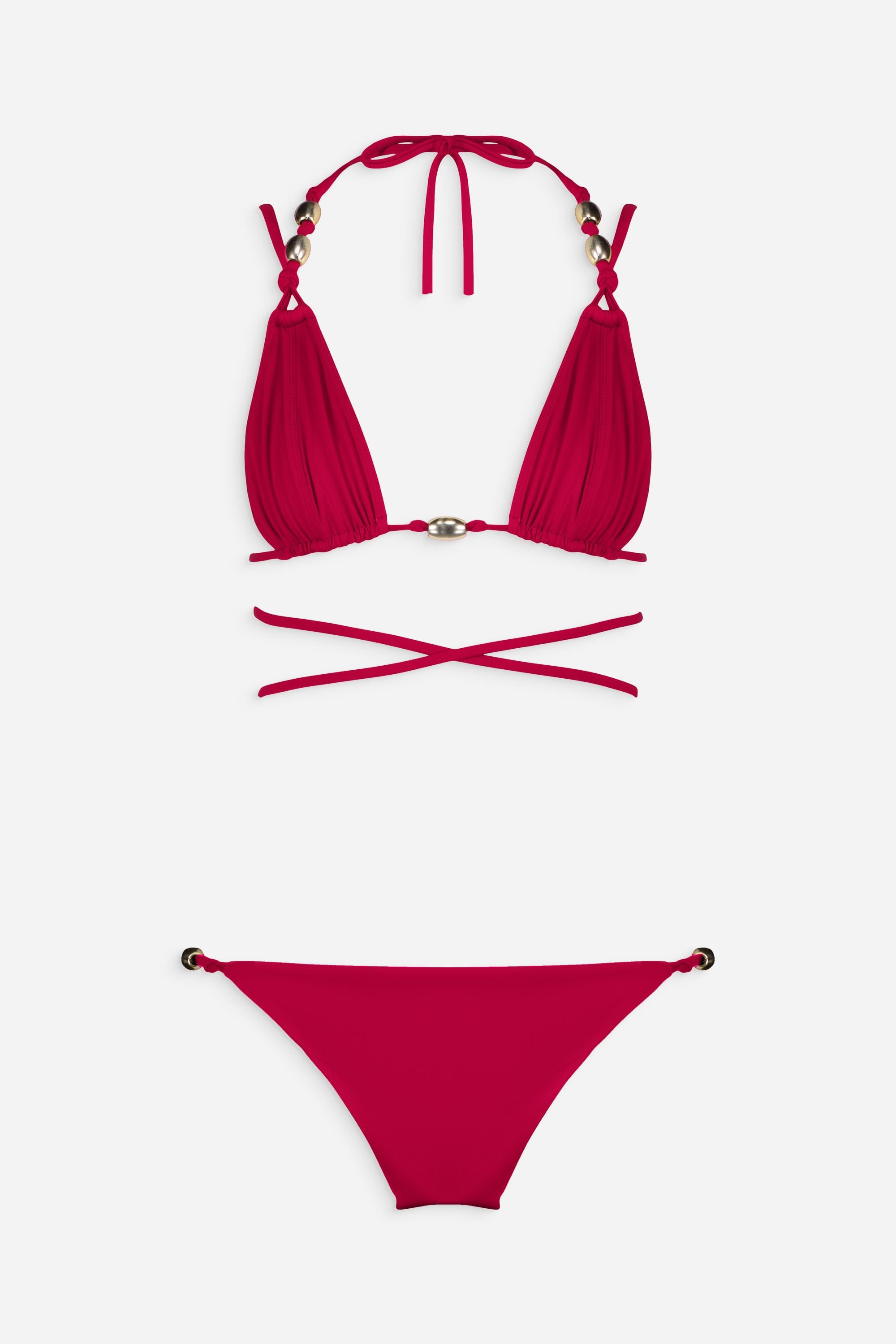 MaliluhaAPRICATE Bordo Bikini Set