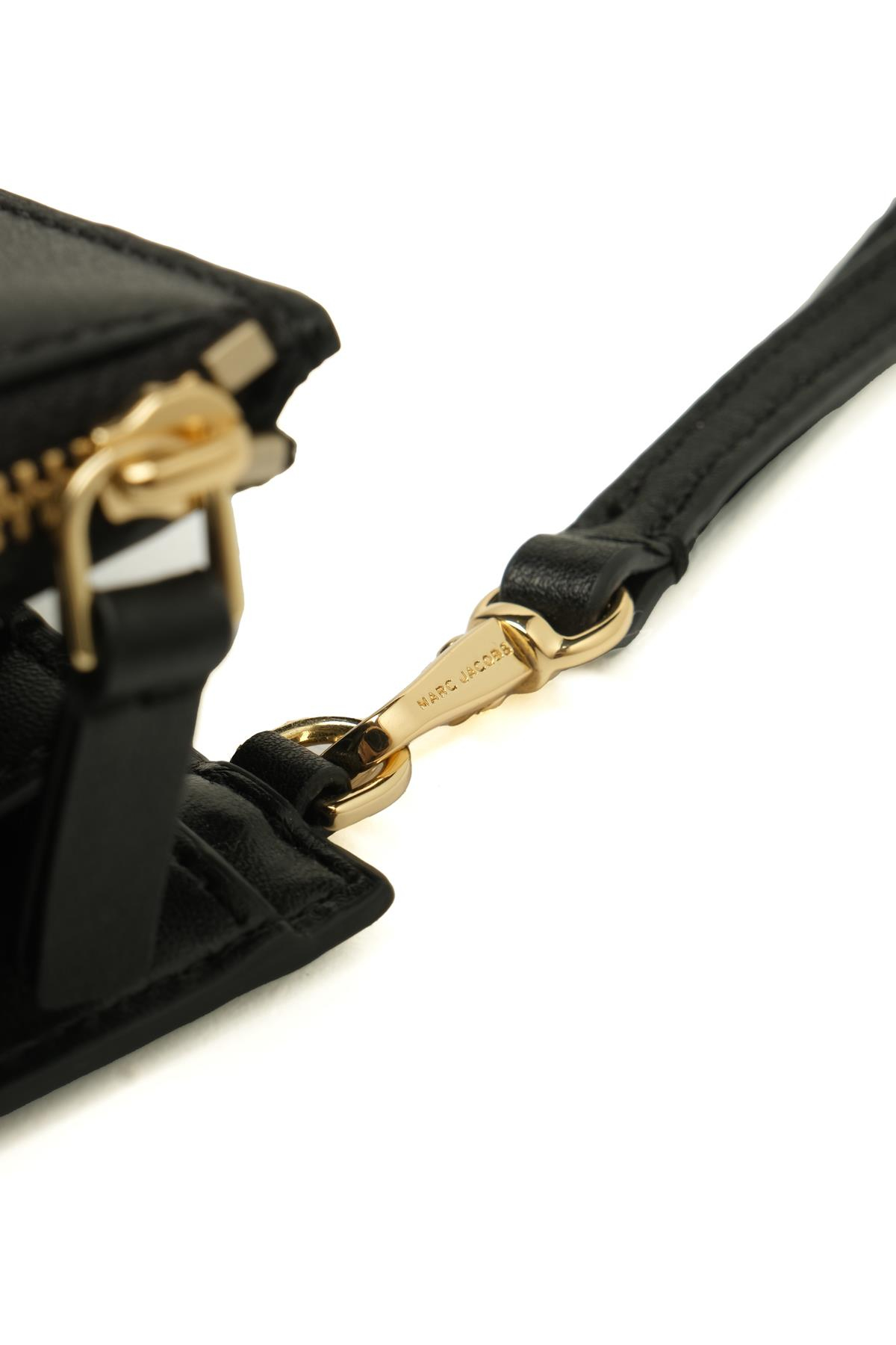 Marc JacobsSiyah Fermuar Kapamalı Küçük Çanta/Cüzdan