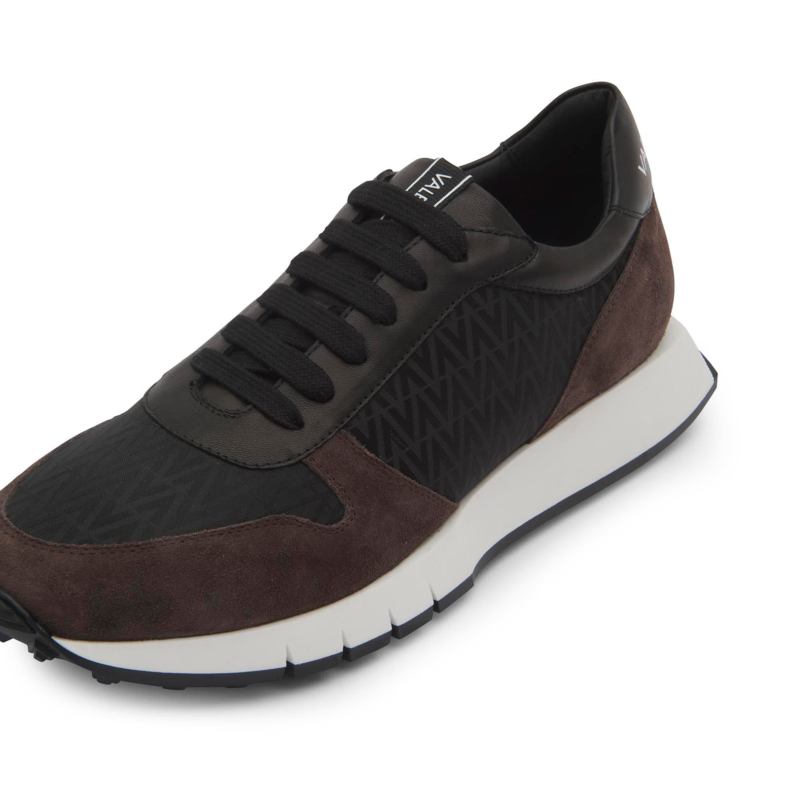 Mario ValentinoLogo Detaylı Süet Geçişli Erkek Sneaker
