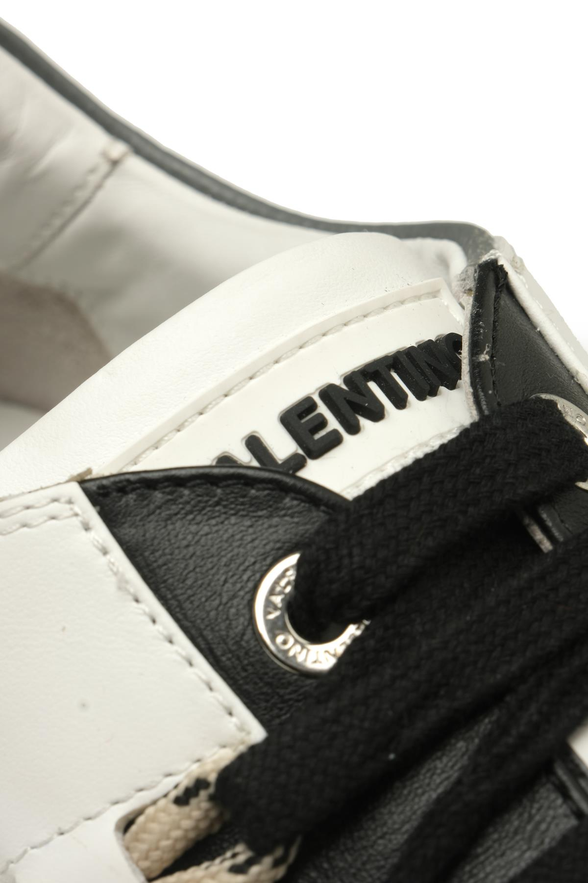 Mario ValentinoPlatform Taban Beyaz Erkek Sneaker