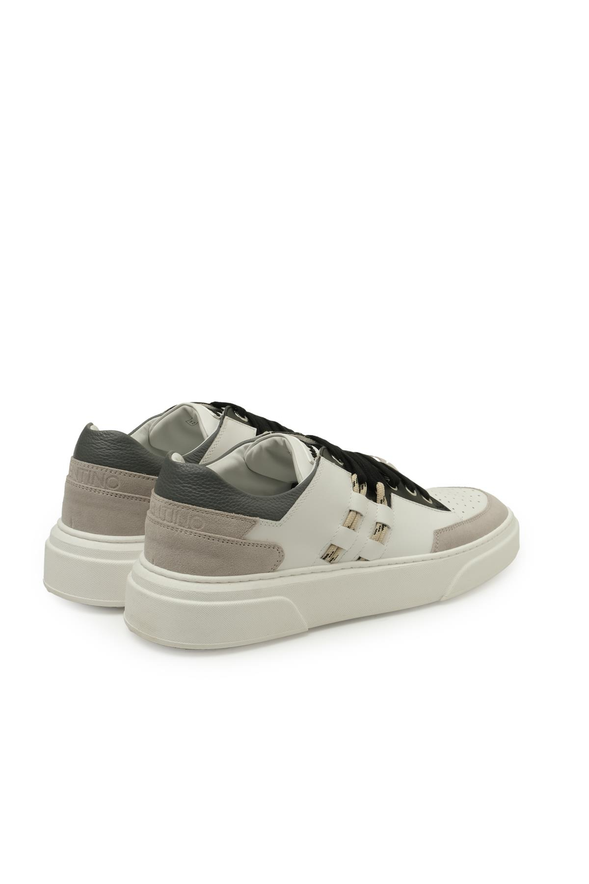 Mario ValentinoPlatform Taban Beyaz Erkek Sneaker