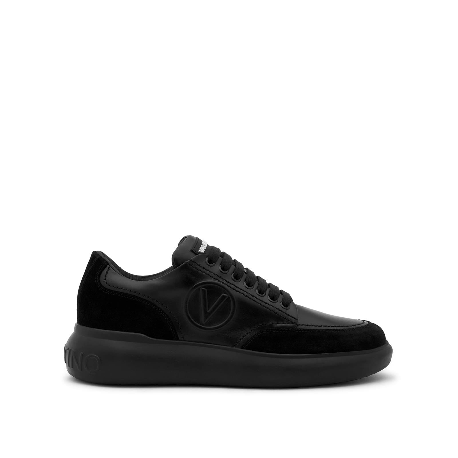 Mario ValentinoSiyah Süet Erkek Sneaker