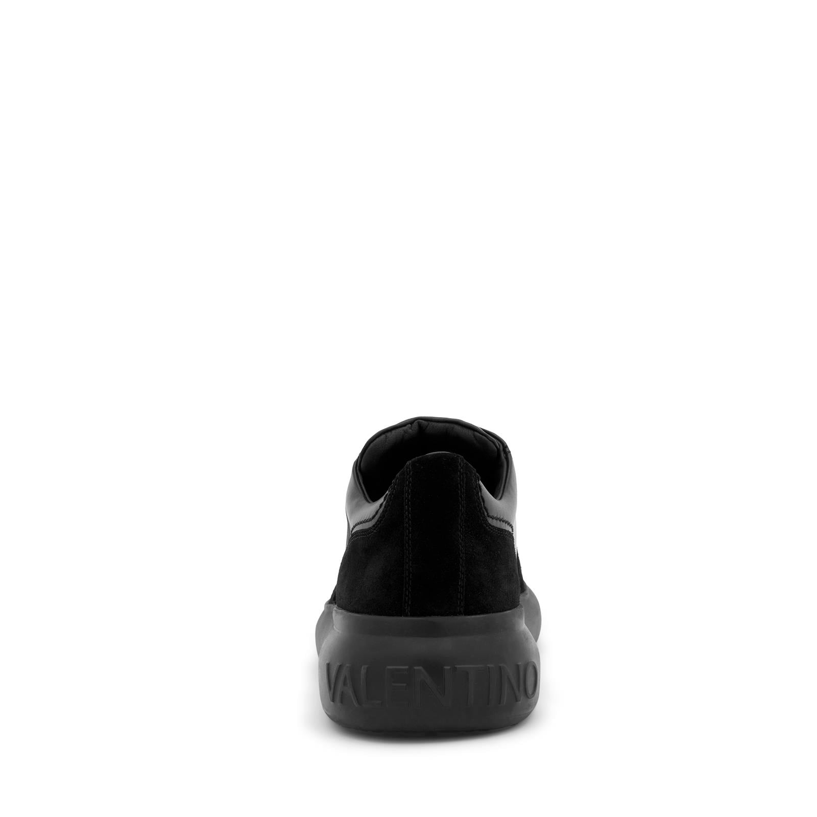 Mario ValentinoSiyah Süet Erkek Sneaker