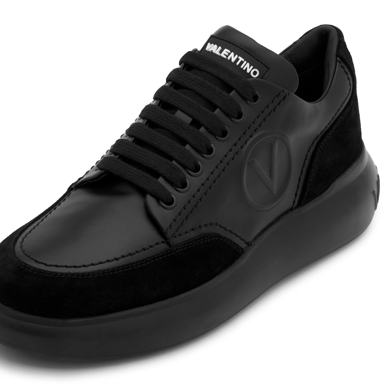 Mario ValentinoSiyah Süet Erkek Sneaker