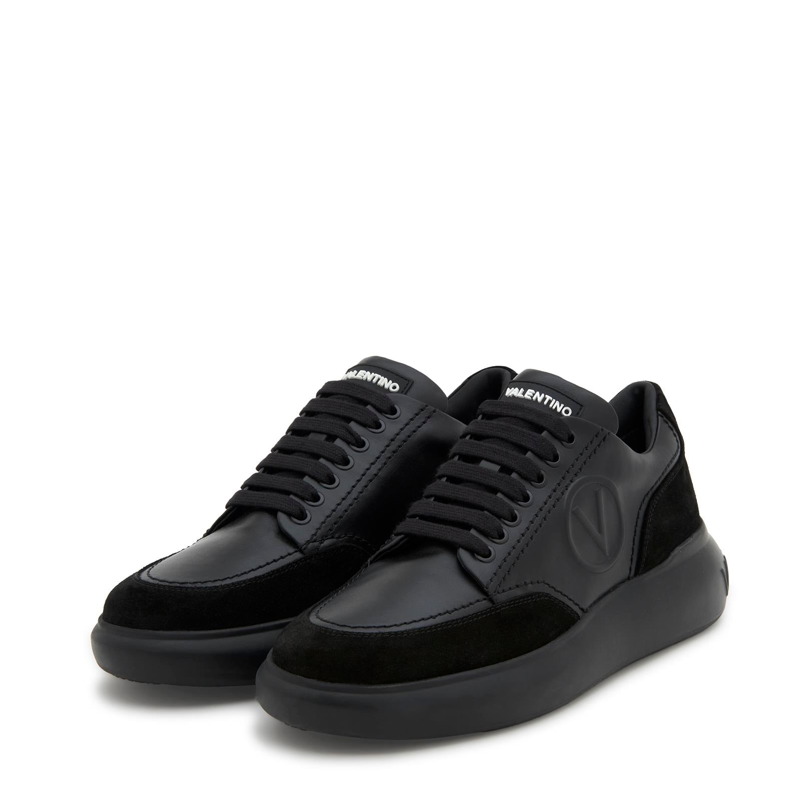 Mario ValentinoSiyah Süet Erkek Sneaker