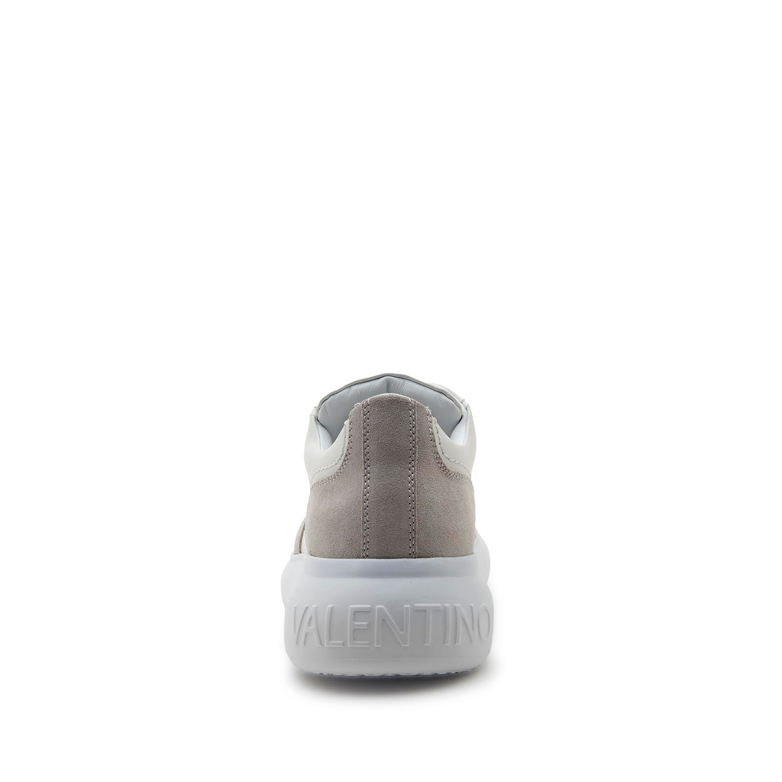 Mario ValentinoSüet Geçişli Beyaz Erkek Sneaker