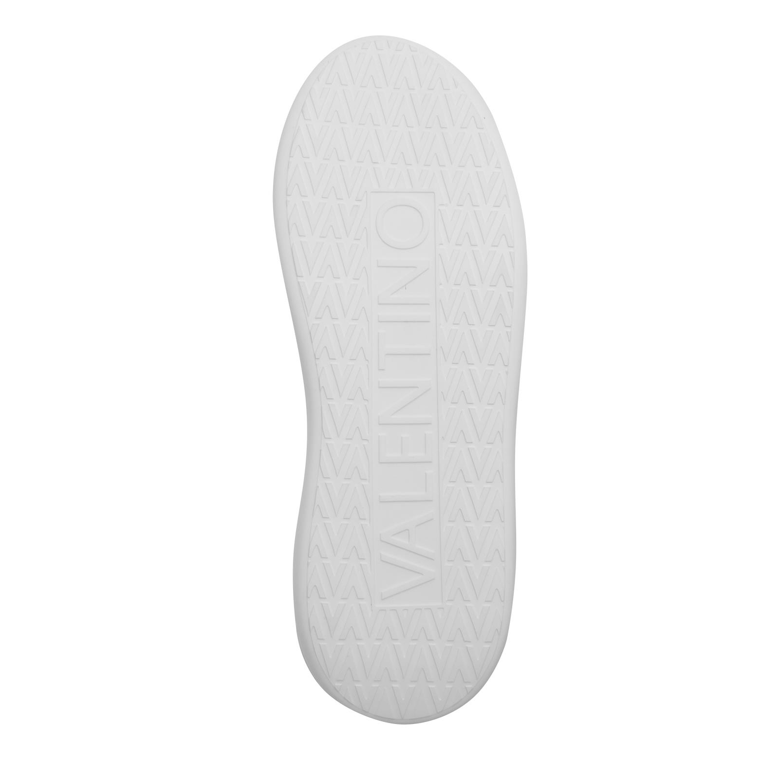Mario ValentinoSüet Geçişli Beyaz Erkek Sneaker