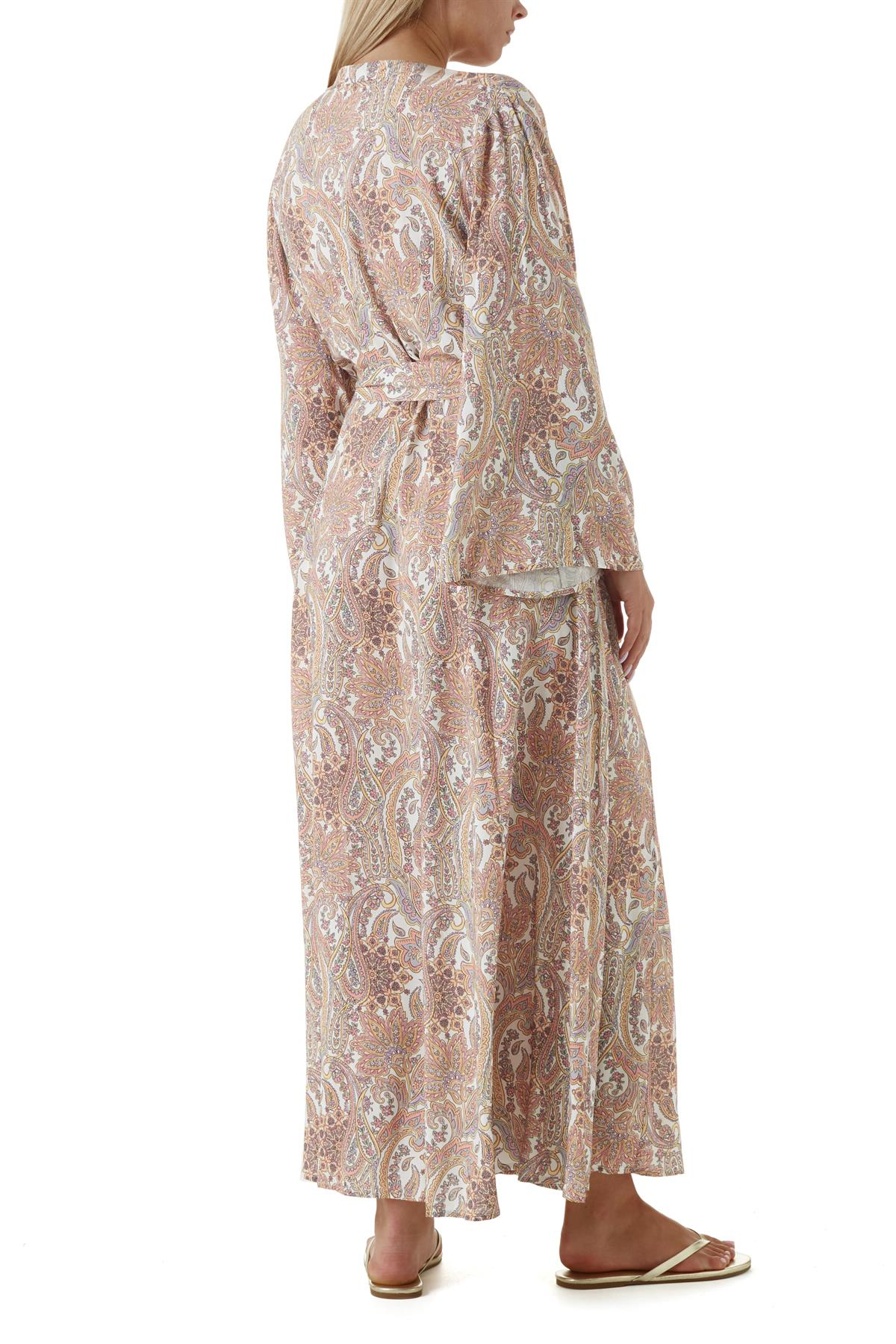 Melissa OdabashBoho Şal Desen Kaftan