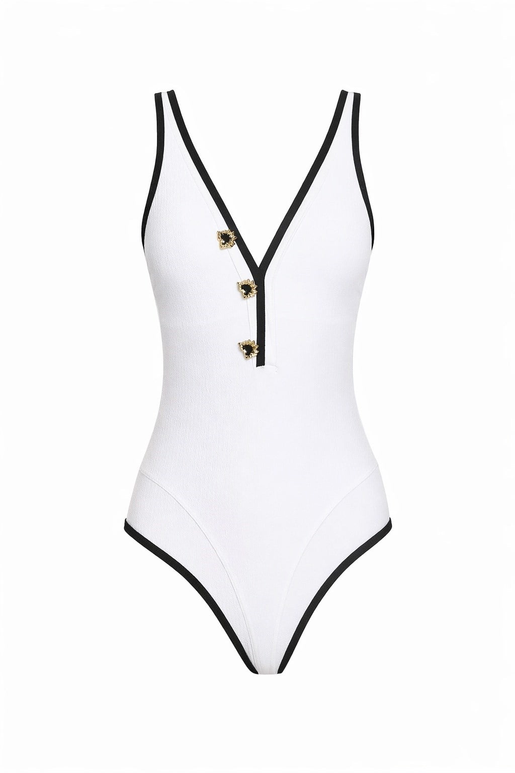 MOEVABeyaz Gold Tokalı Bikini Altı