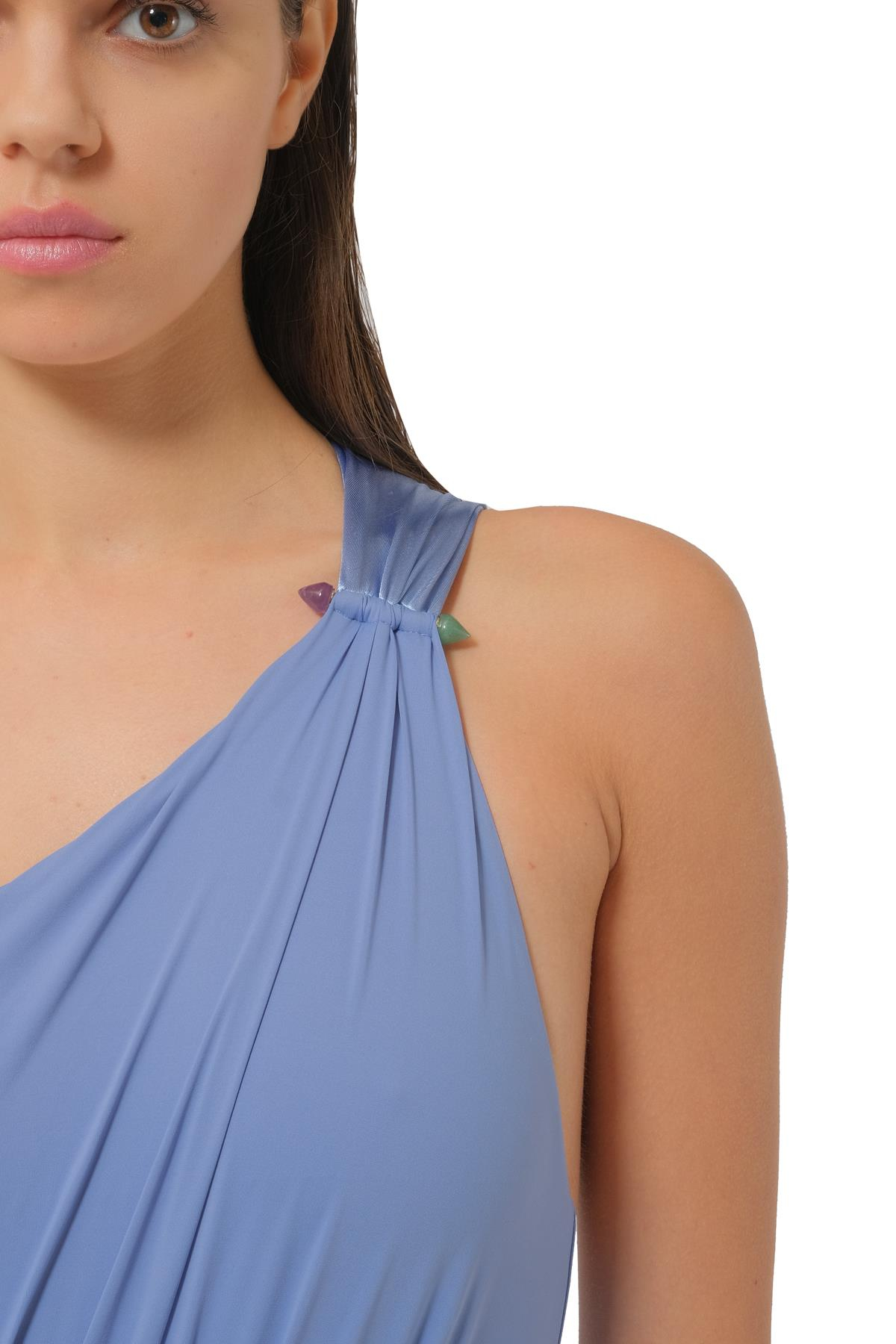 MoevaMavi Tek Omuz Mayo