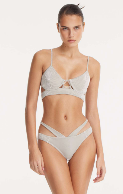 MoevaSilver Bikini Üstü