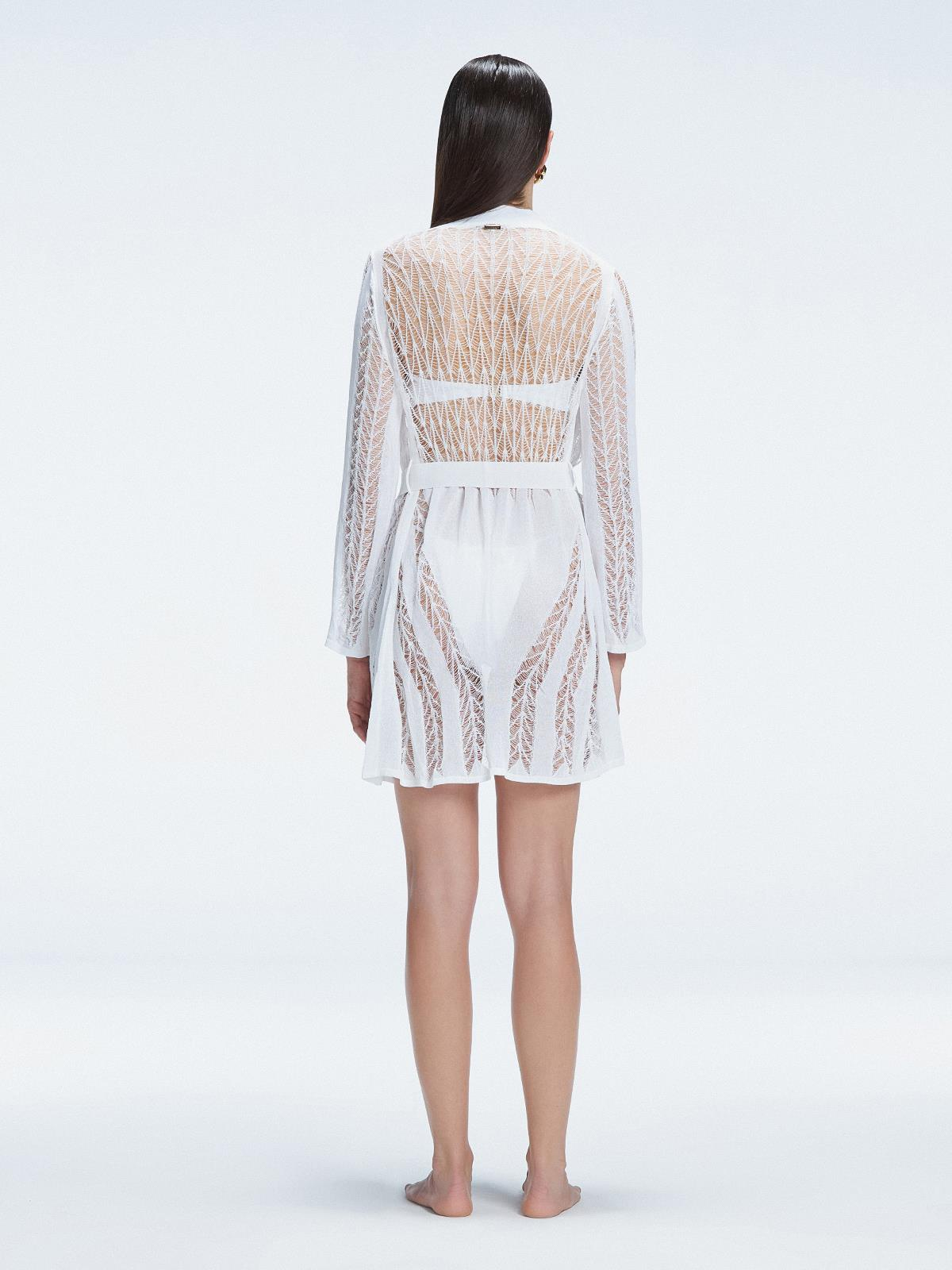 MoevaUzun Kollu Mini Kaftan