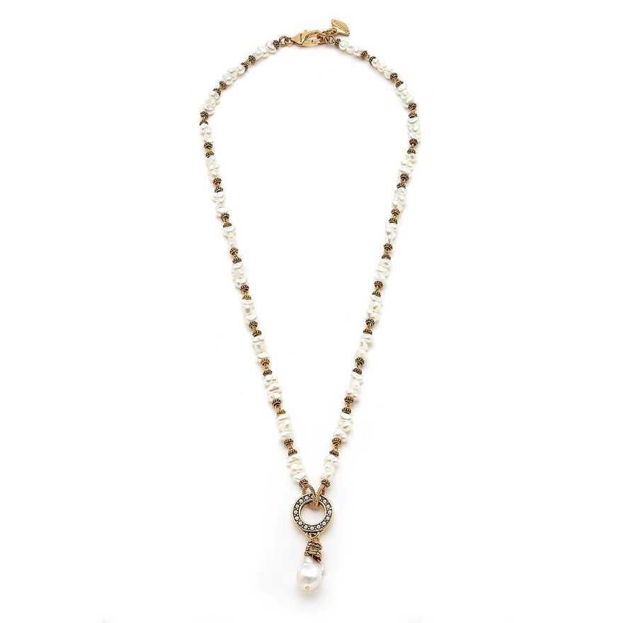 Mon ReveEthic Barok Charm İnci Kolye