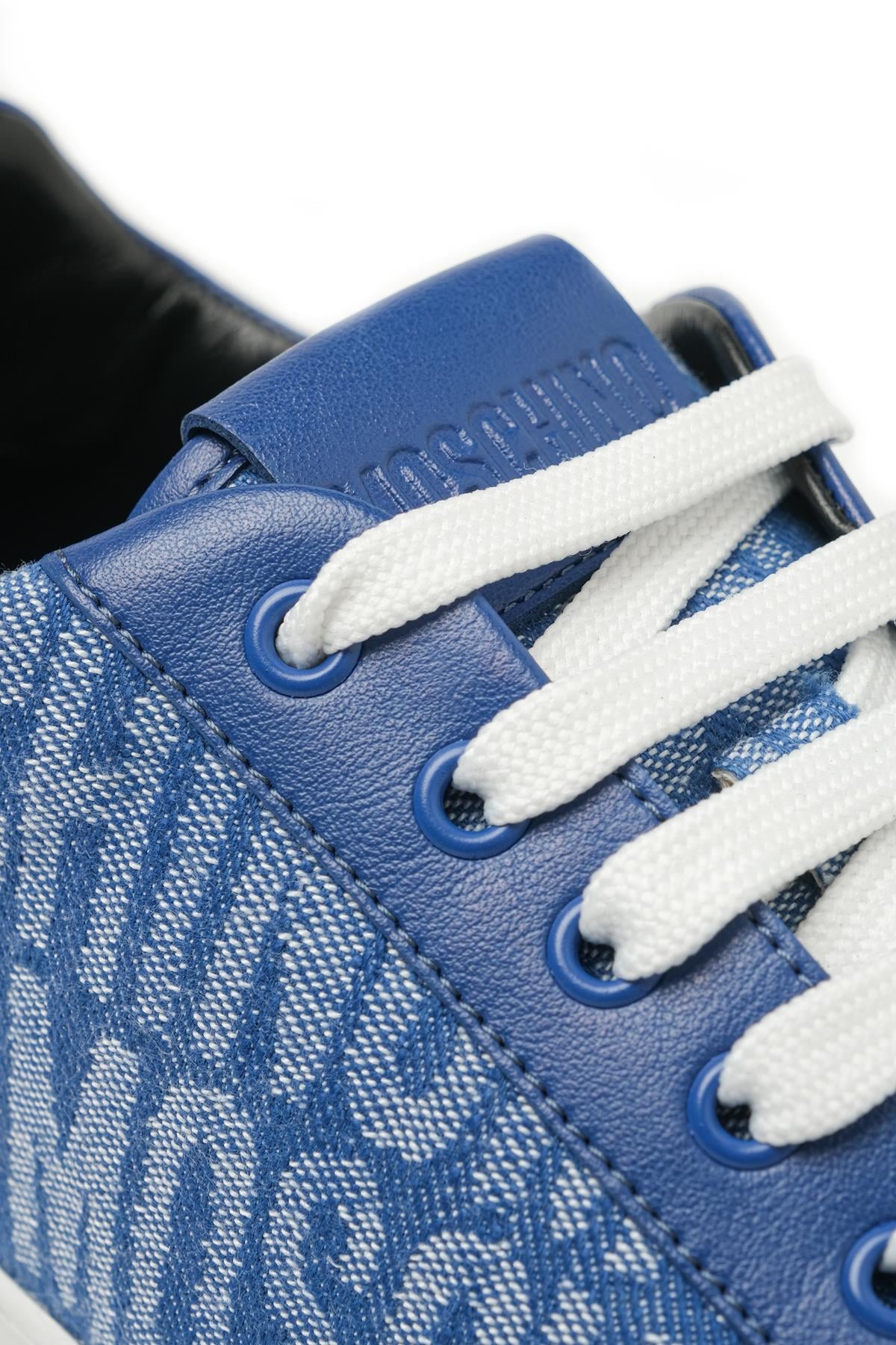 Moschino ShoesMavi Logo Erkek Spor Ayakkabı