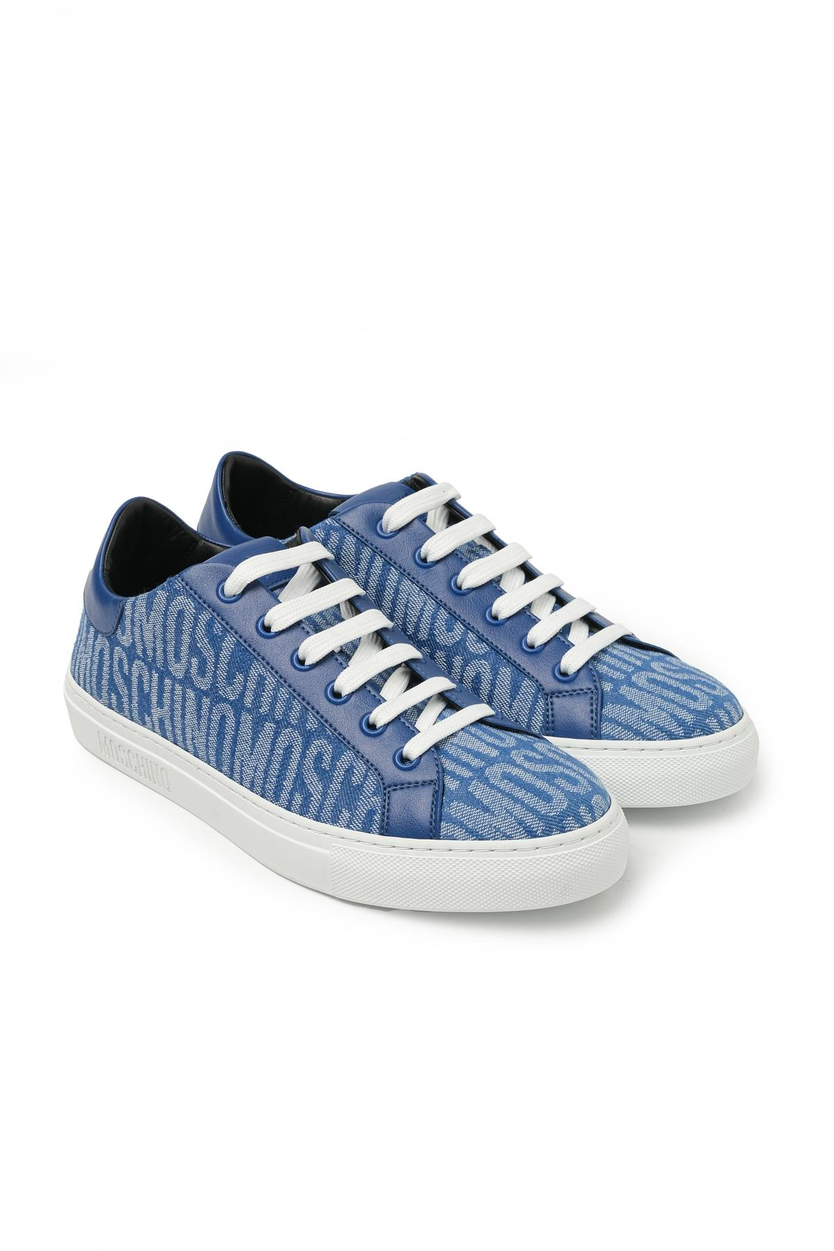 Moschino ShoesMavi Logo Kadın Spor Ayakkabı