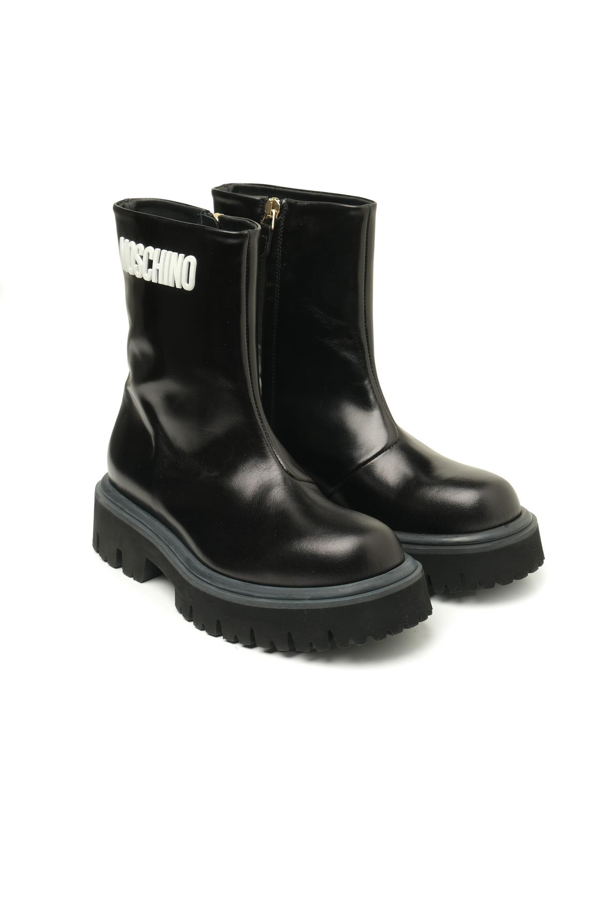 Moschino ShoesPlatform Taban Logo Detaylı Bot