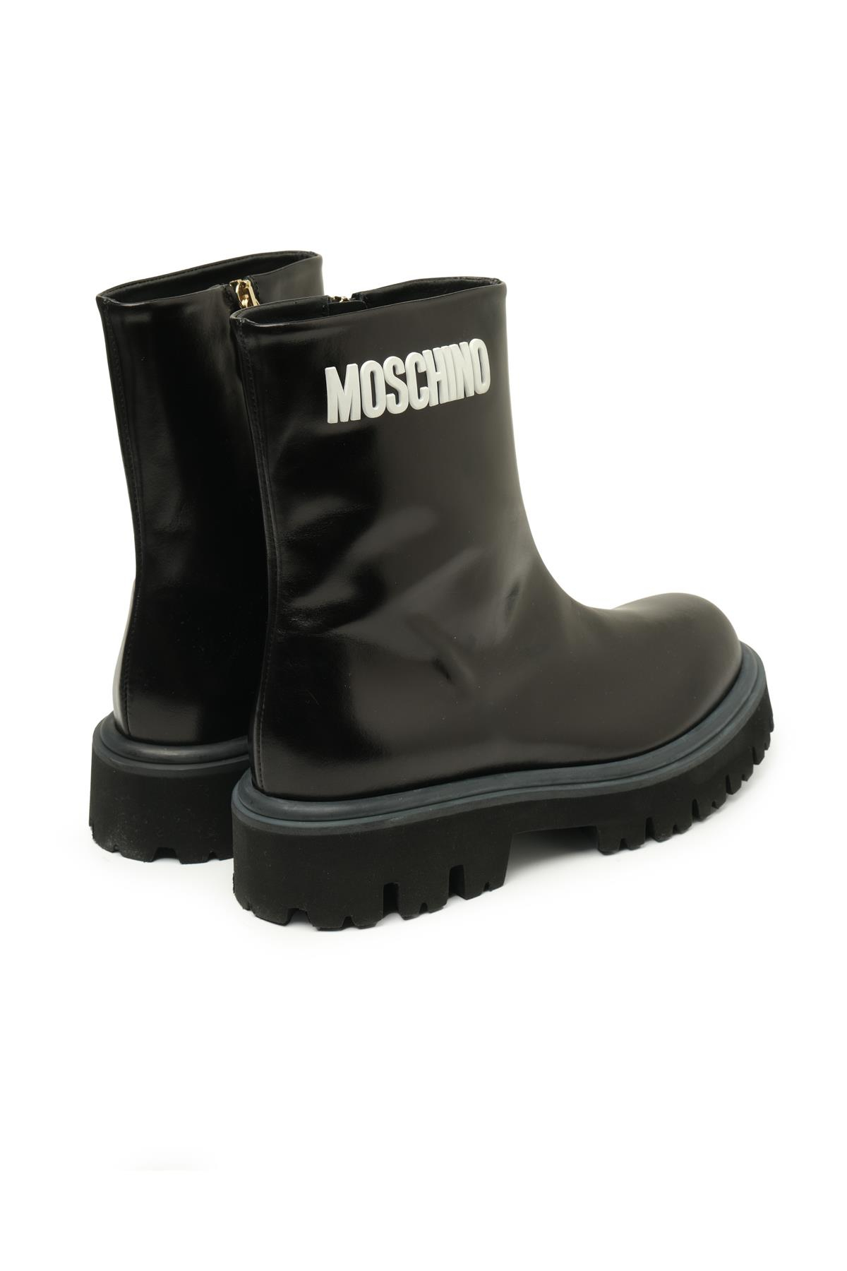 Moschino ShoesPlatform Taban Logo Detaylı Bot