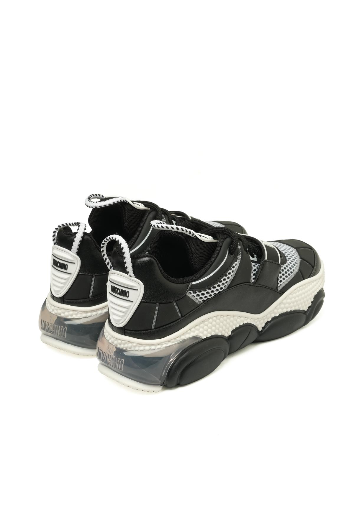 Moschino ShoesSiyah Bağcıklı Kadın Sneaker