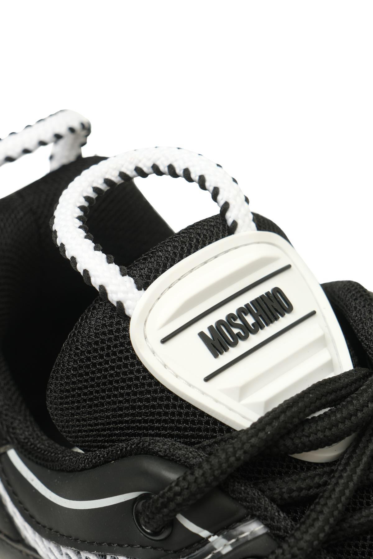 Moschino ShoesSiyah Bağcıklı Kadın Sneaker