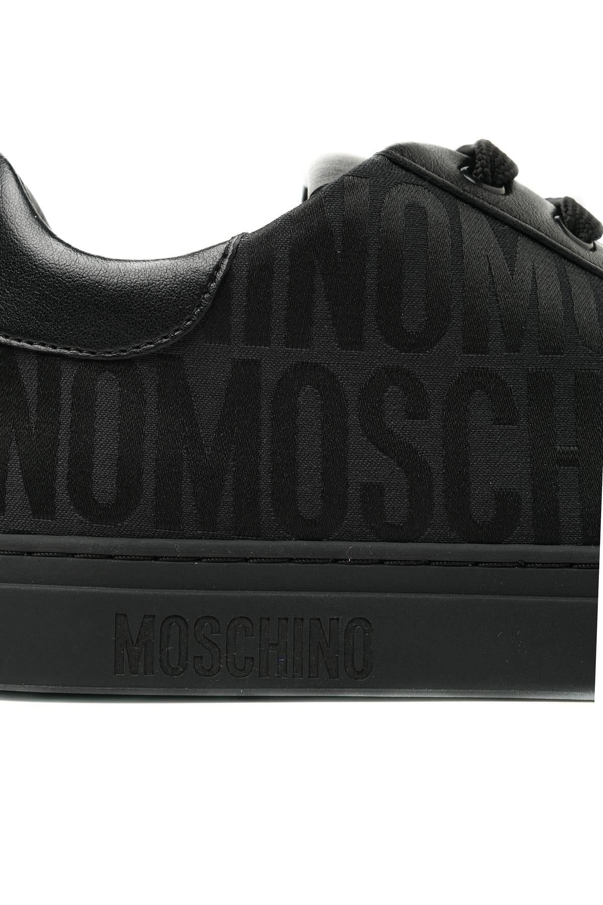 Moschino ShoesSiyah Logo Kadın Spor Ayakkabı
