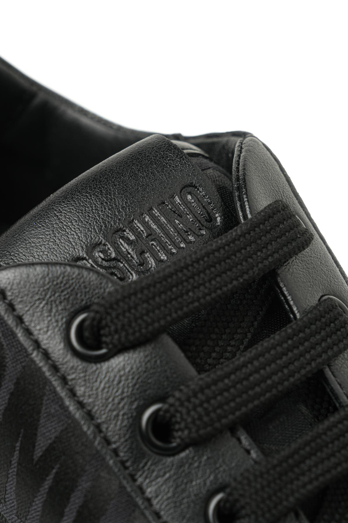Moschino ShoesSiyah Logo Kadın Spor Ayakkabı
