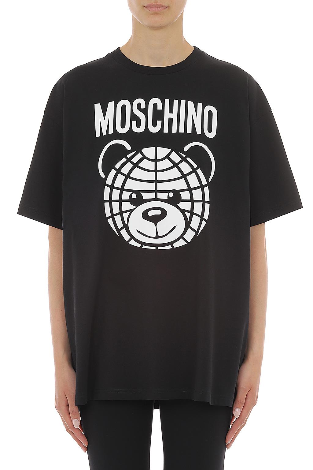 MoschinoBaskı Detaylı Siyah T-shirt