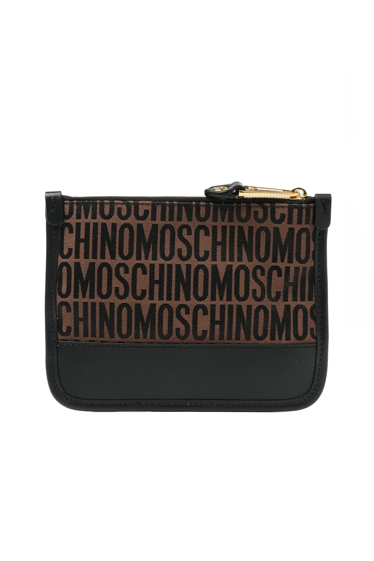 MoschinoKahverengi Logo Küçük Çanta