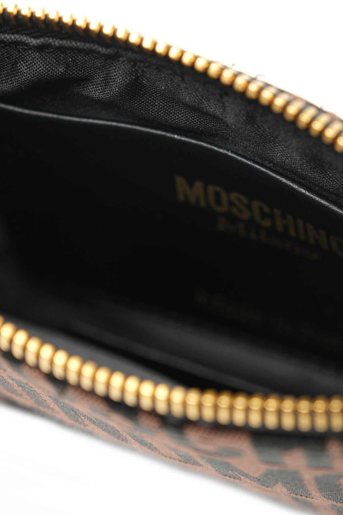 MoschinoKahverengi Logo Küçük Çanta