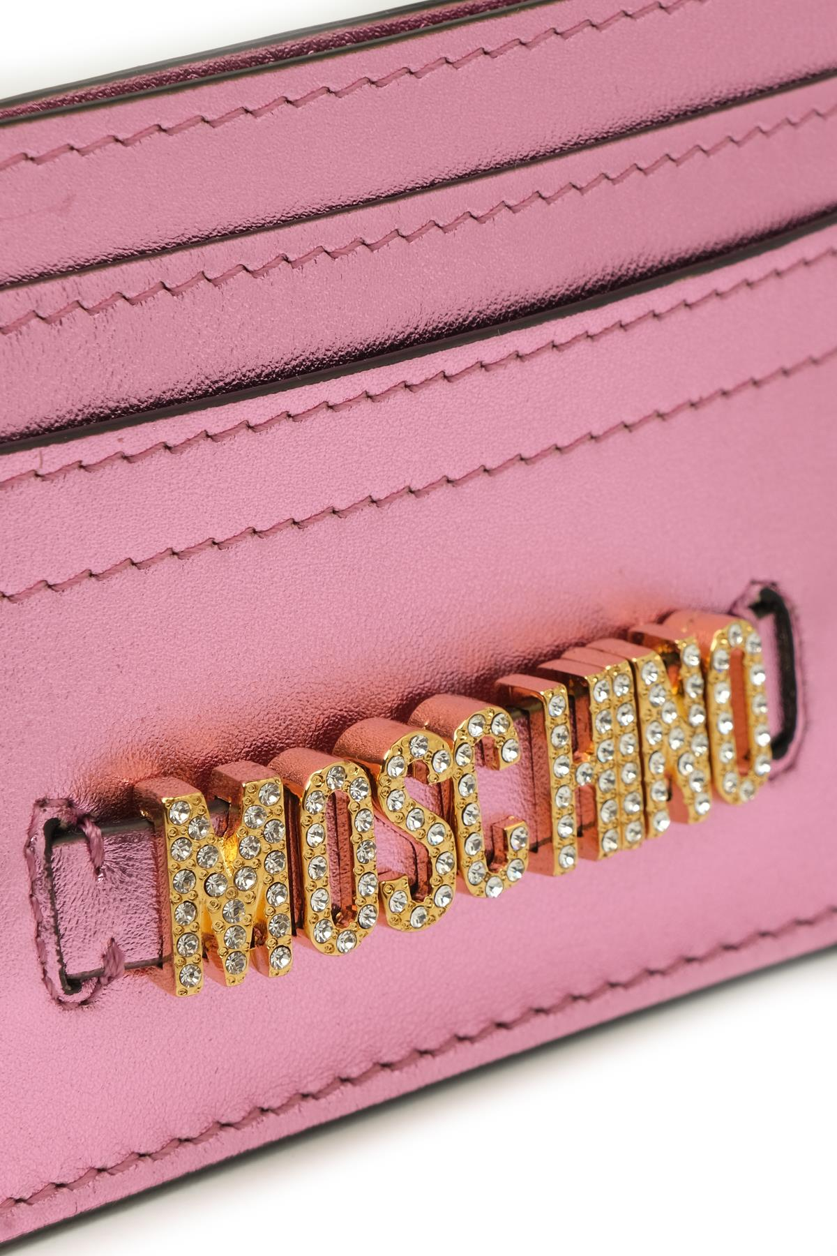 MoschinoMetalik Pembe Kartlık
