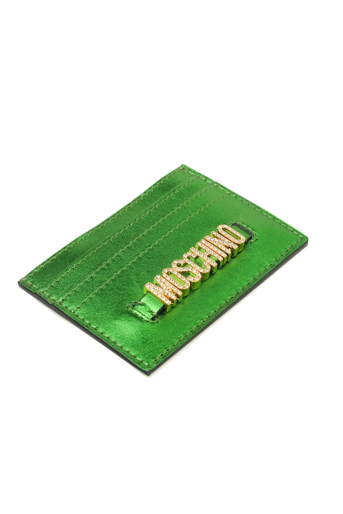 MoschinoMetalik Yeşil Kartlık