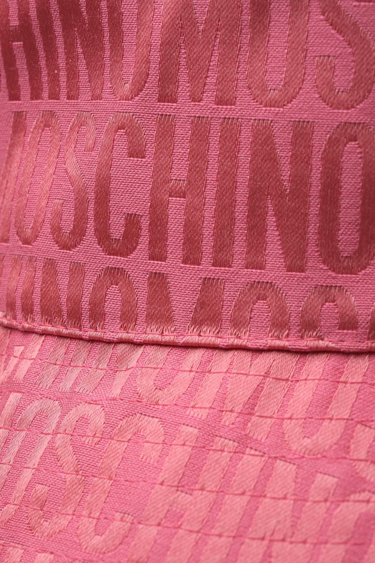 MoschinoPembe Logo Kadın Şapka