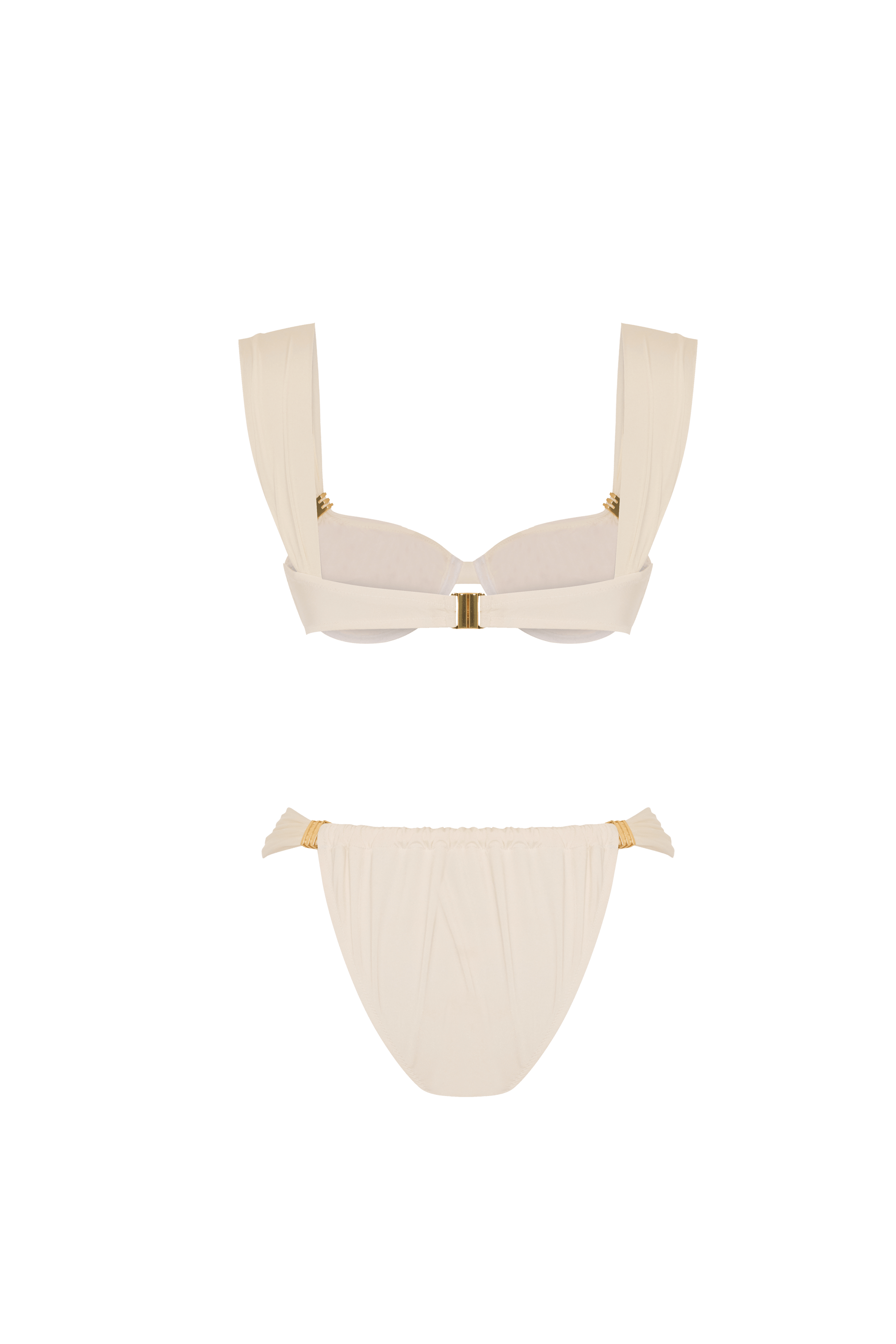 MovomGold Toka Detaylı Büzgülü Bikini