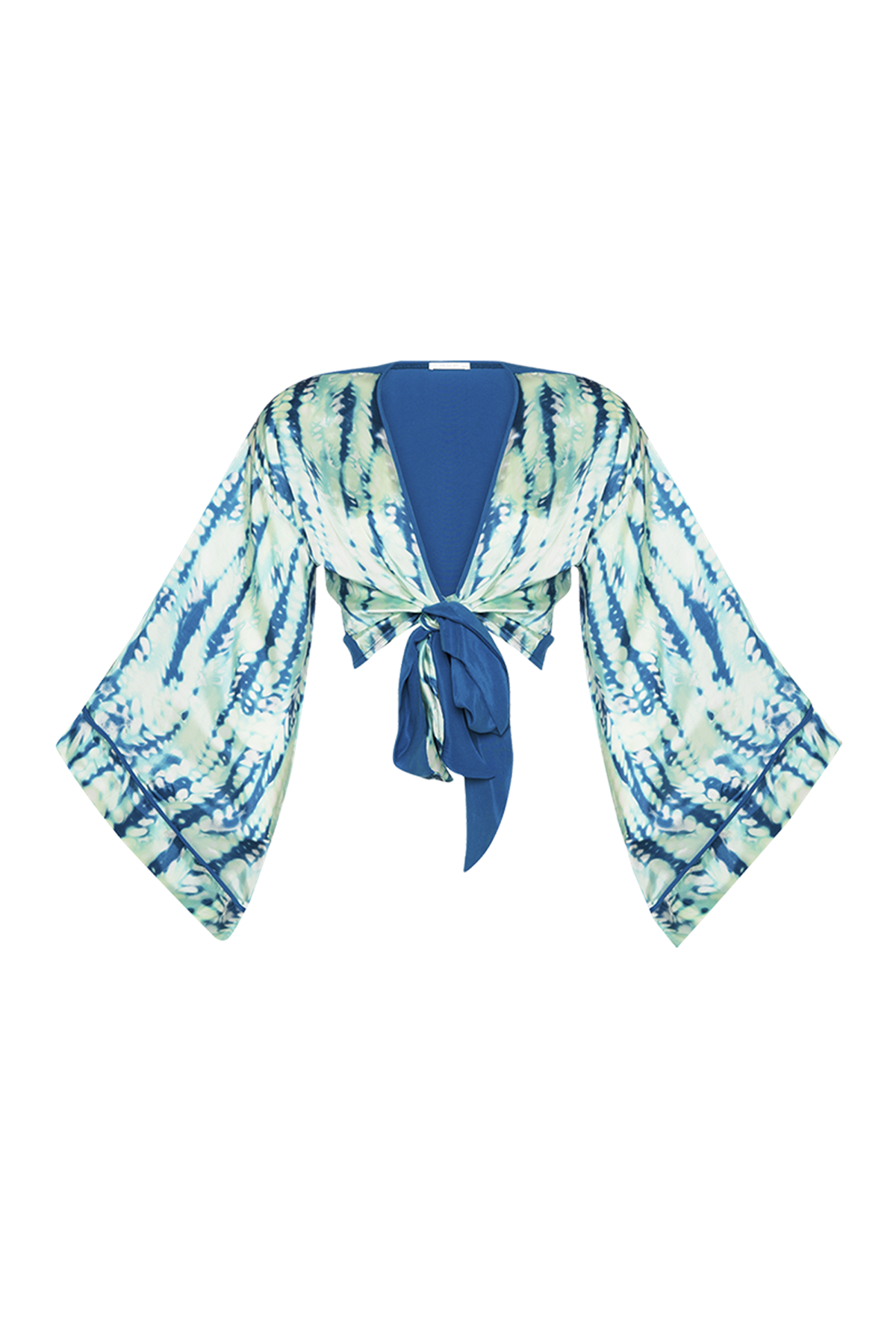 MovomTao Batik Desenli Kruvaze Bluz