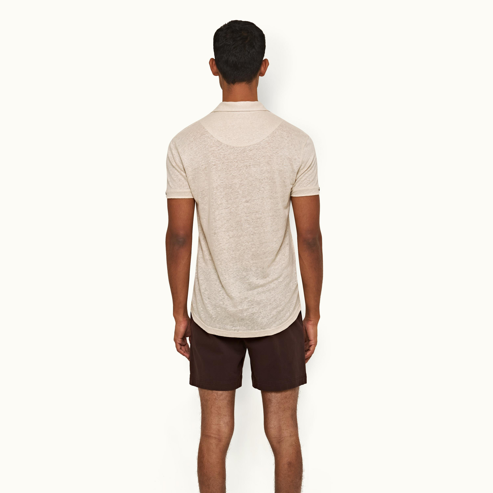 Orlebar BrownBej Polo Yaka T-shirt