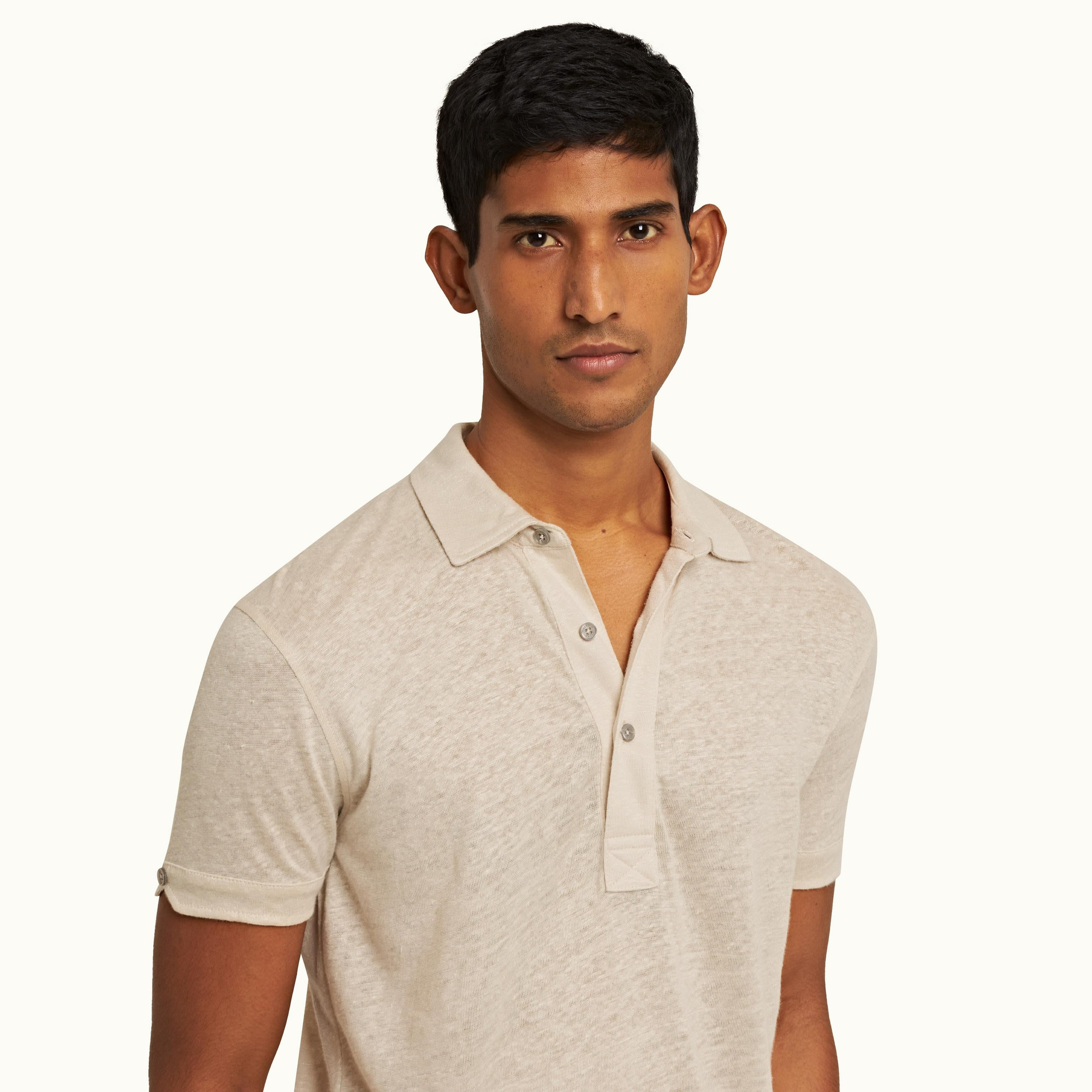 Orlebar BrownBej Polo Yaka T-shirt