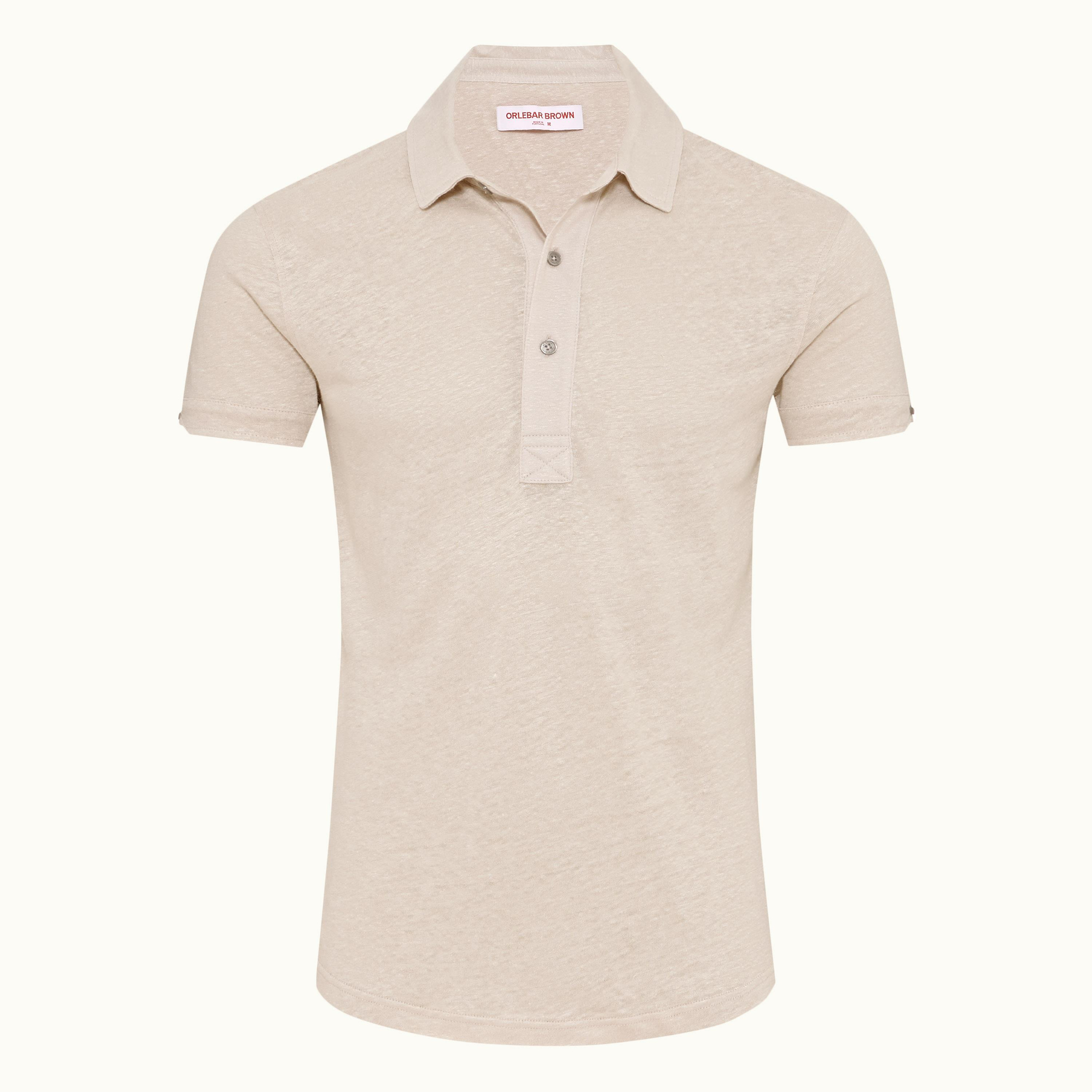Orlebar BrownBej Polo Yaka T-shirt