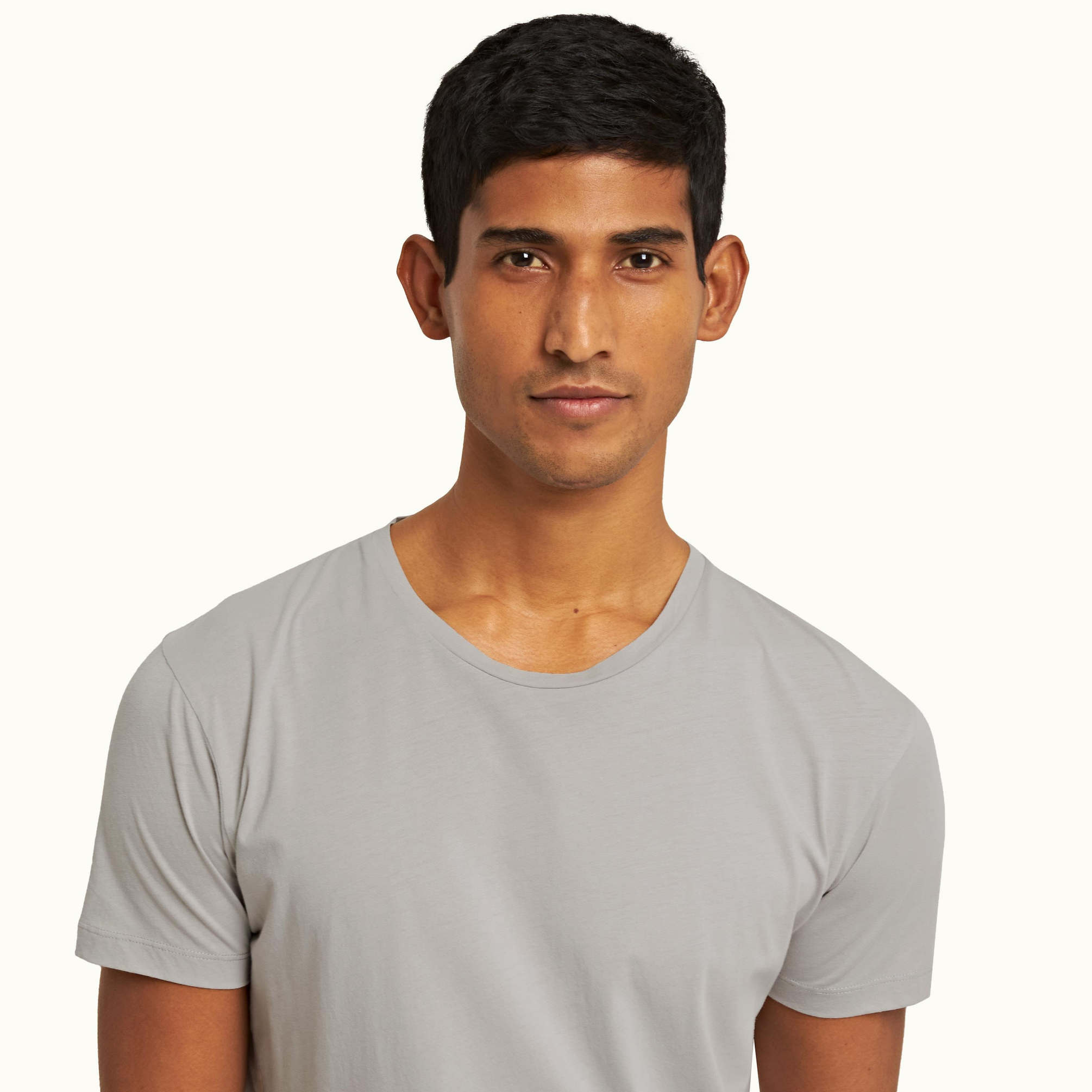 Orlebar BrownGri Bisiklet Yaka T-shirt