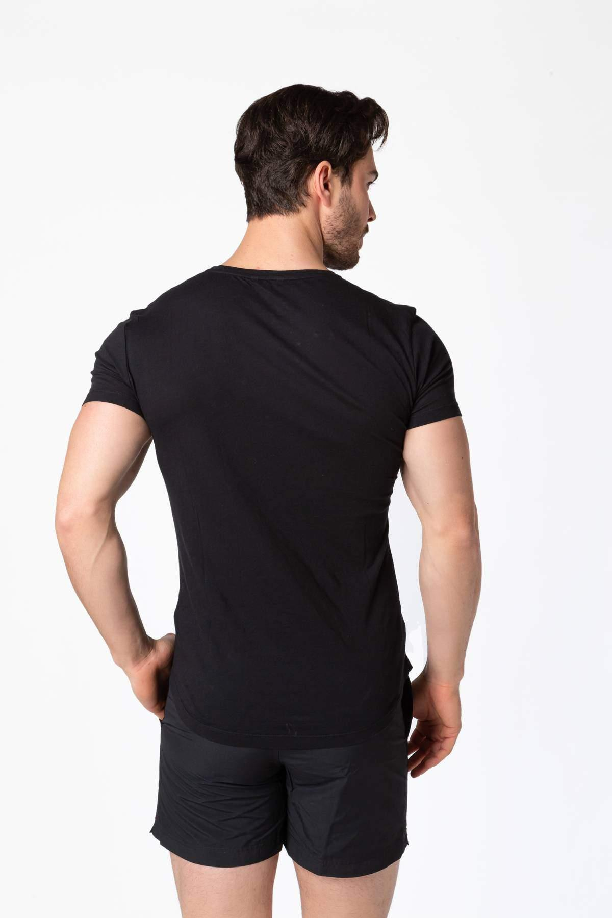 Orlebar BrownORLEBAR BROWN 100% Koton, Bisiklet Yaka Basic T-Shirt