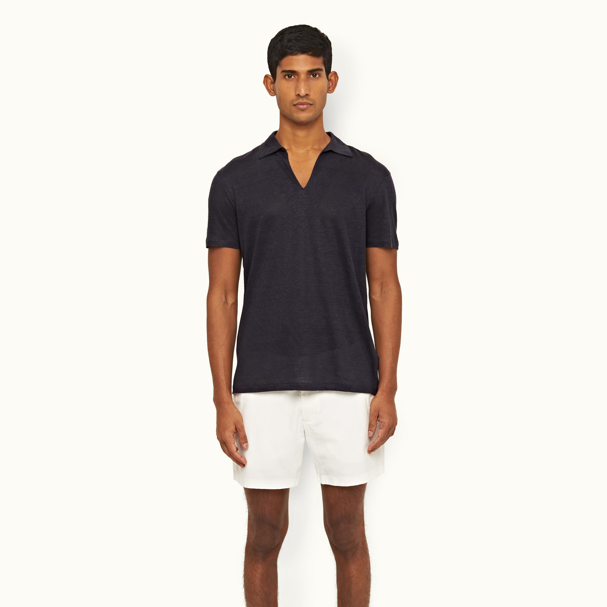 Orlebar BrownSiyah Polo Yaka T-shirt