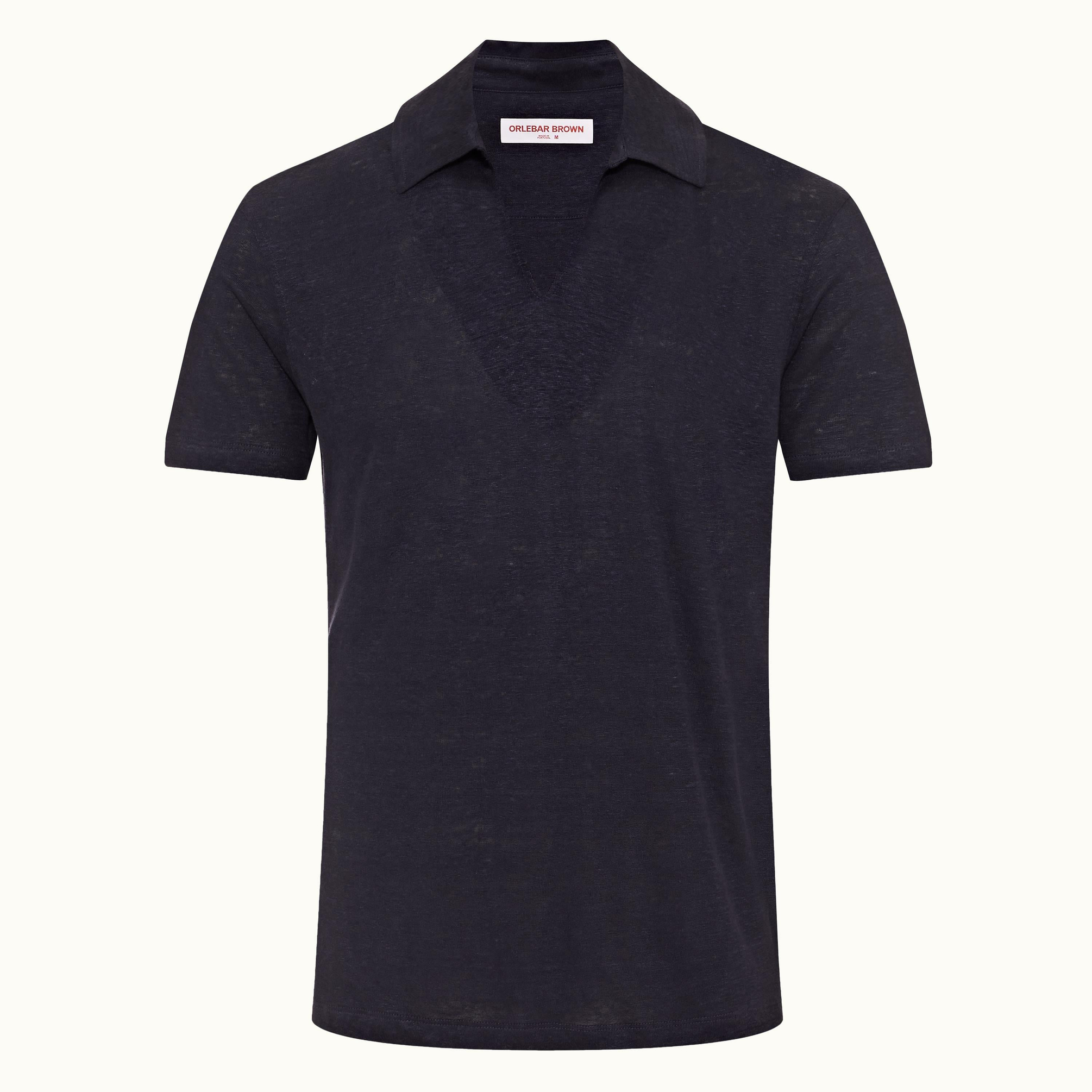 Orlebar BrownSiyah Polo Yaka T-shirt