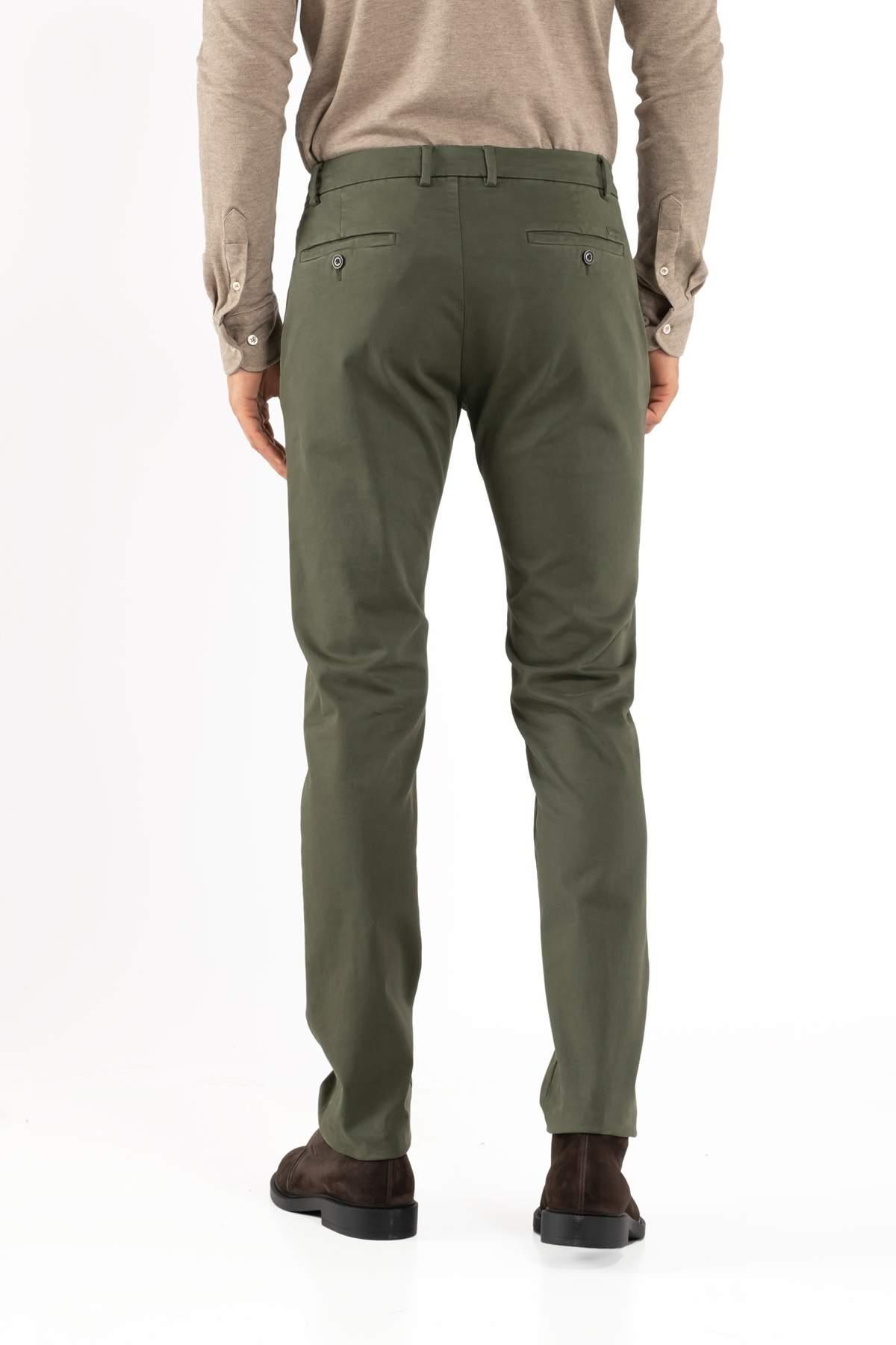 Paul & SharkHaki Düz Kesim Pantolon