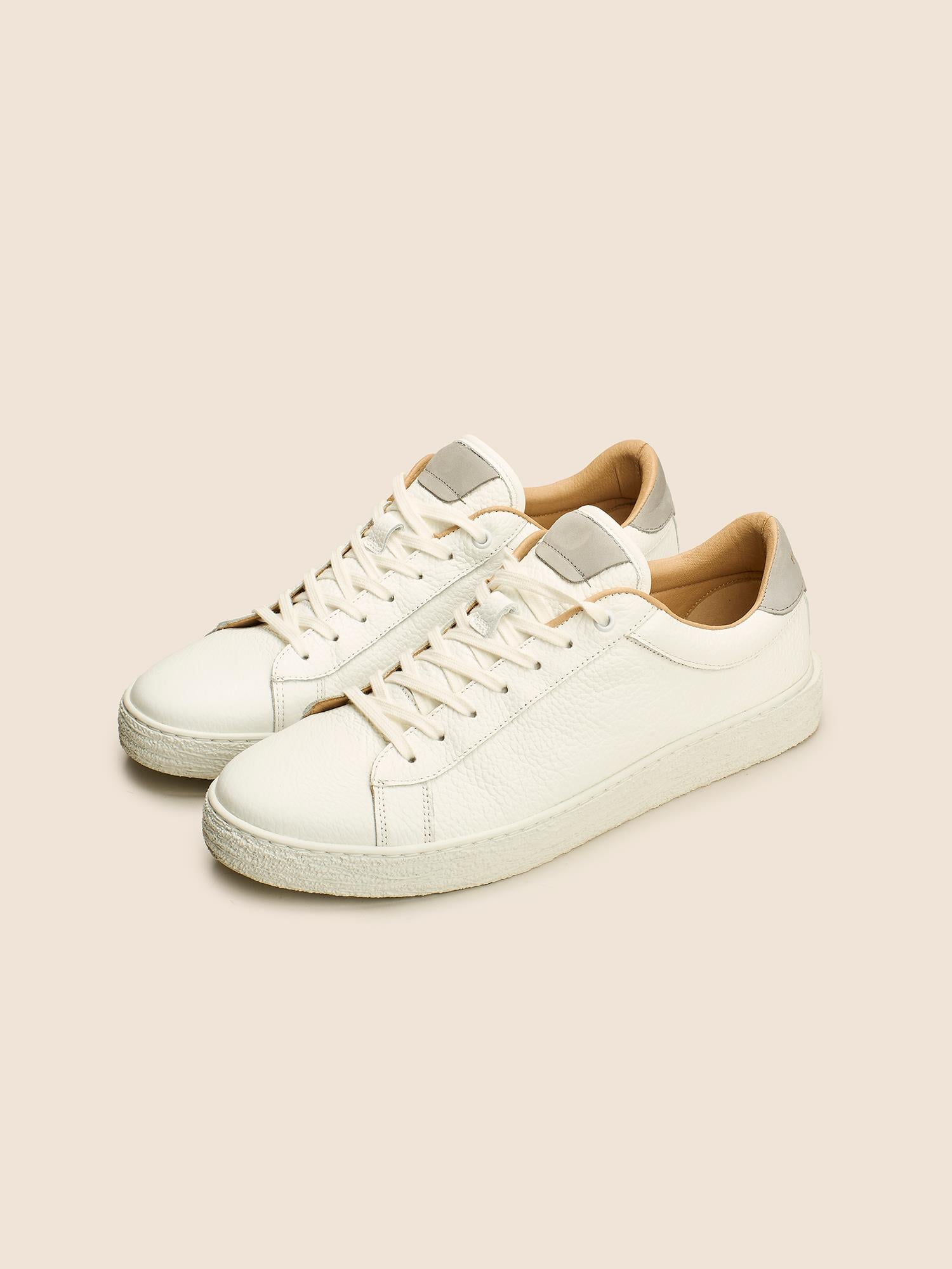 Paul TaylorBeyaz Deri Sneaker