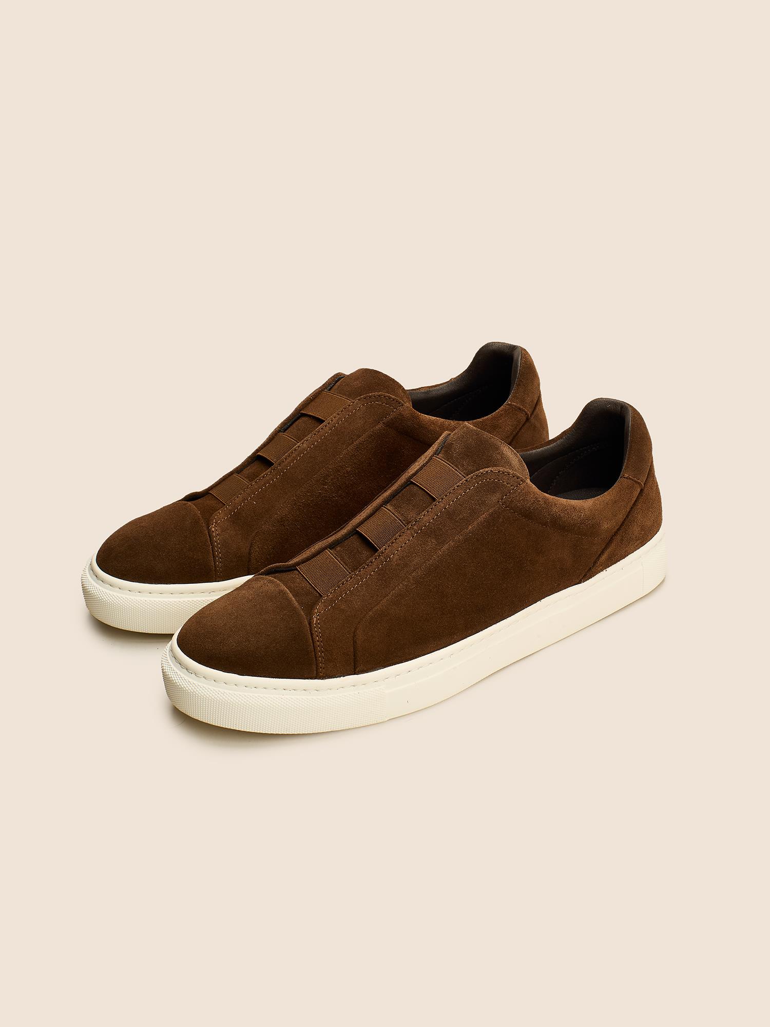 Paul TaylorKahverengi Süet Sneaker