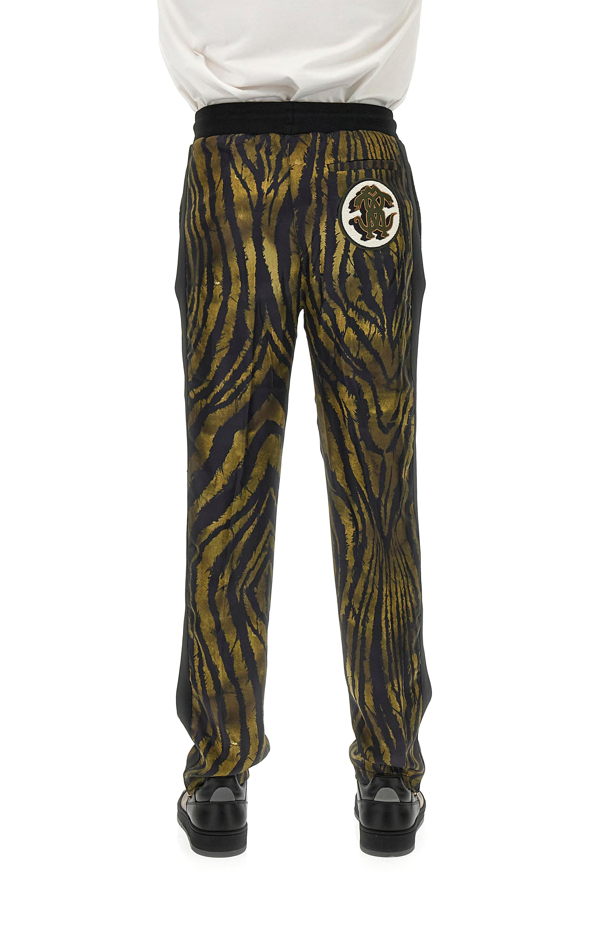 Roberto CavalliLeopar Desen Rahat Kesim Pantolon