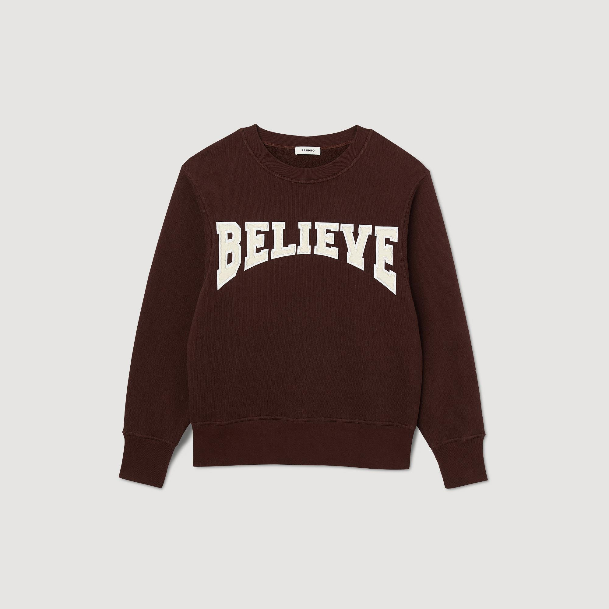 SANDROBelieve'' Pamuk Sweatshirt